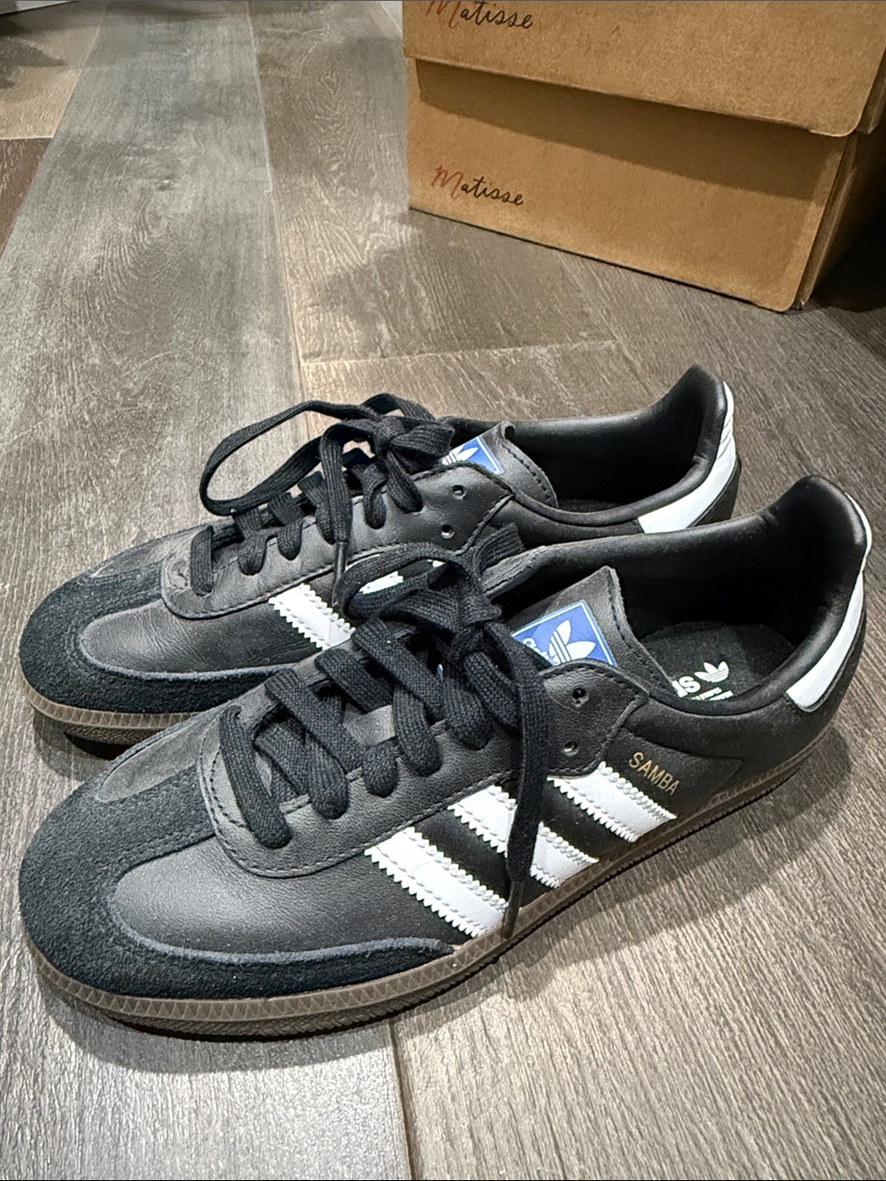 Black Adidas Sambas